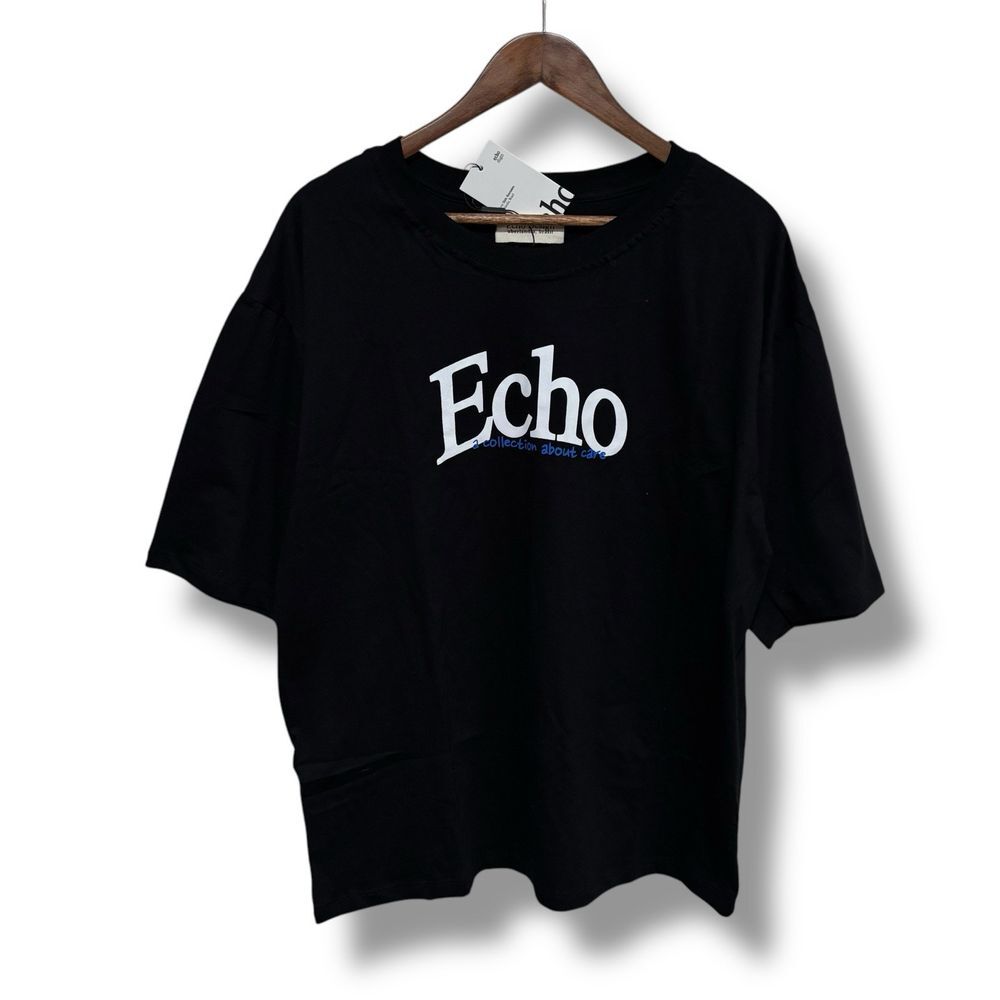 NWT Echo Design‎ Men's Beija Flor Brasil Graphic T Shirt Black Size XL 23.5 x 28